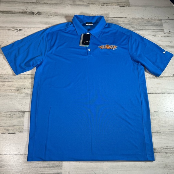 Nike Golf Men’s Bad Boy Mowers Performance Polo Shirt Blue Size XL NWT Dri-Fit - Picture 1 of 8